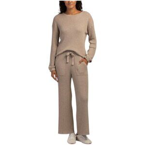 SPLENDID Gemma Top And Wide Leg Crop Pants Set